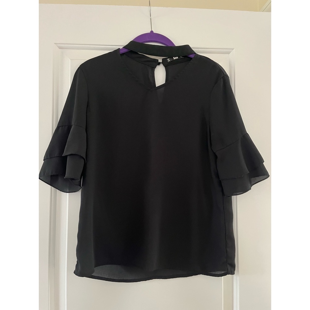 SheIn size small black blouse